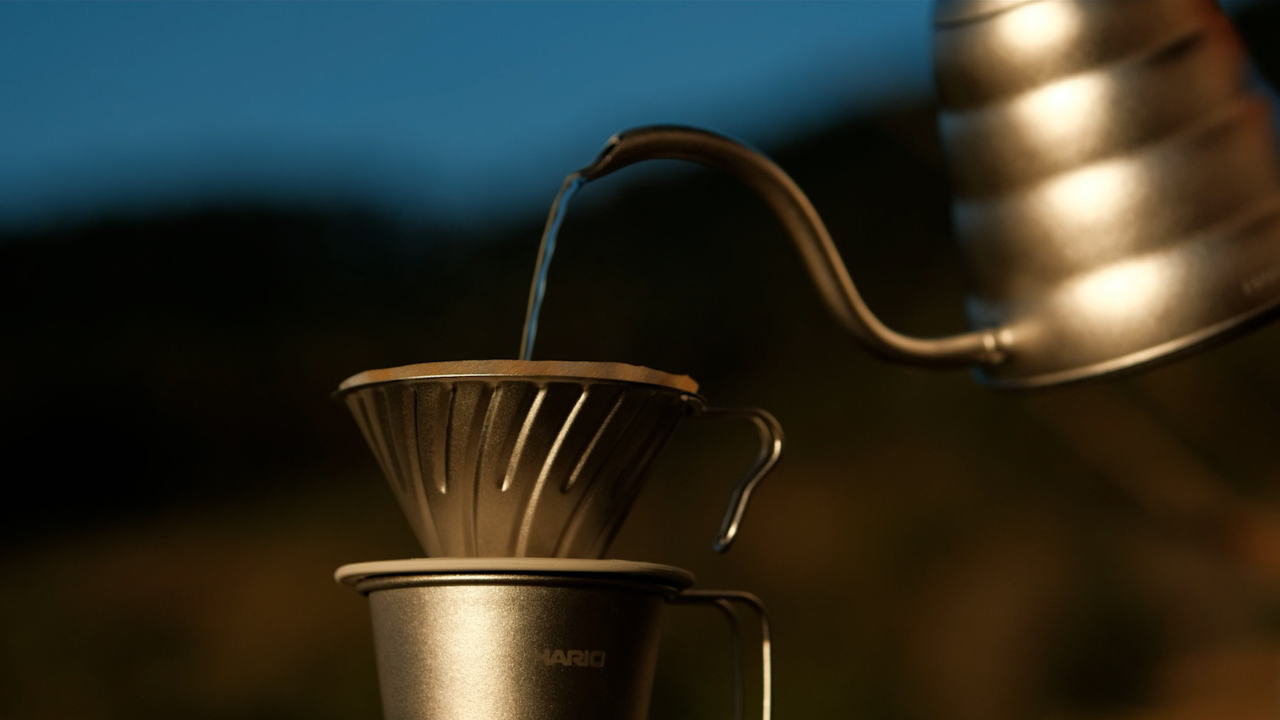 V60チタンドリッパー ｜コーヒー関連｜耐熱ガラスのHARIO（ハリオ）